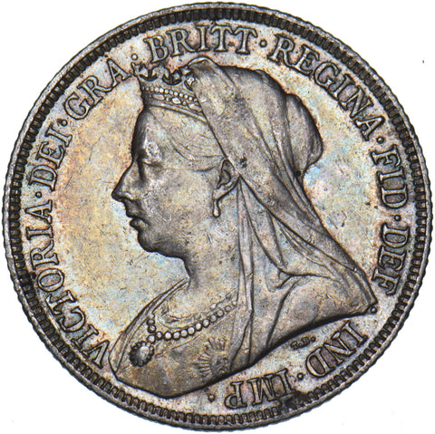 1897 Shilling - Victoria British Silver Coin - Nice