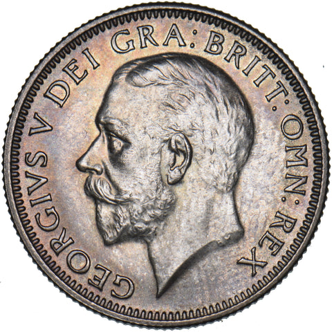 1927 Proof Shilling - George V British Silver Coin - Superb