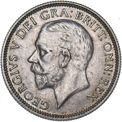 1935 Shilling - George V British Silver Coin - Very Nice