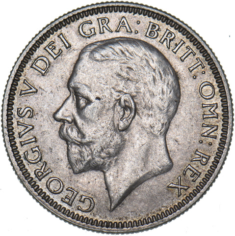 1935 Shilling - George V British Silver Coin - Very Nice