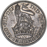 1935 Shilling - George V British Silver Coin - Very Nice