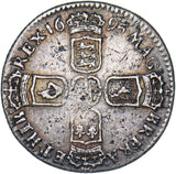 1695 Sixpence - William III British Silver Coin