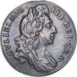 1696 Sixpence (Ex-Mount) - William III British Silver Coin