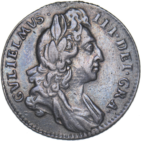 1696 Sixpence (Ex-Mount) - William III British Silver Coin
