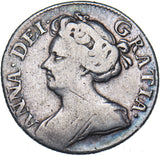 1711 Sixpence - Anne British Silver Coin