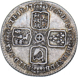 1746 LIMA Sixpence - George II British Silver Coin - Nice