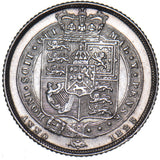 1825 Sixpence - George IV British Silver Coin - Very Nice