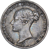 1855 Sixpence - Victoria British Silver Coin - Nice