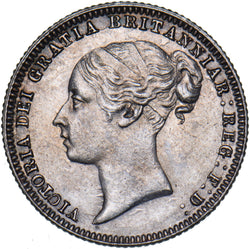 1875 Sixpence (Die no. 70) - Victoria British Silver Coin - Very Nice