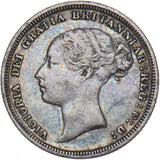 1882 Sixpence - Victoria British Silver Coin - Nice