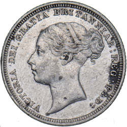 1886 Sixpence - Victoria British Silver Coin