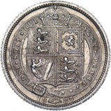 1887 Sixpence - Victoria British Silver Coin - Very Nice