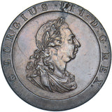 1797 Penny - George III British Copper Coin - Very Nice