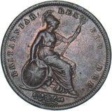 1826 Penny - George IV British Copper Coin - Nice