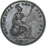 1841 Penny - Victoria British Copper Coin - Nice