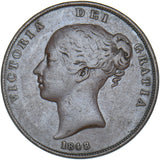 1848 Penny - Victoria British Copper Coin