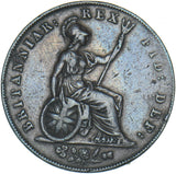 1826 Halfpenny - George IV British Copper Coin - Nice