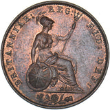 1841 Halfpenny - Victoria British Copper Coin - Superb