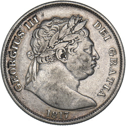 1817 Halfcrown - George III British Silver Coin - Nice
