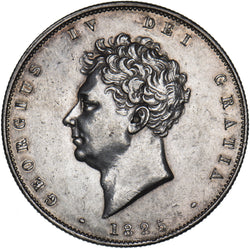 1825 Halfcrown - George IV British Silver Coin - Nice