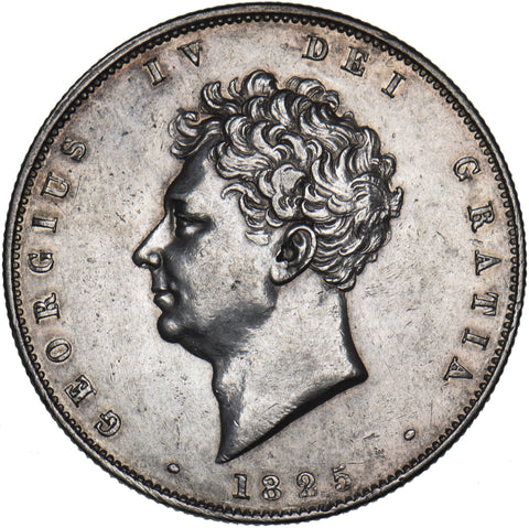 1825 Halfcrown - George IV British Silver Coin - Nice