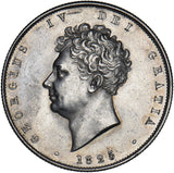 1825 Halfcrown - George IV British Silver Coin - Very Nice