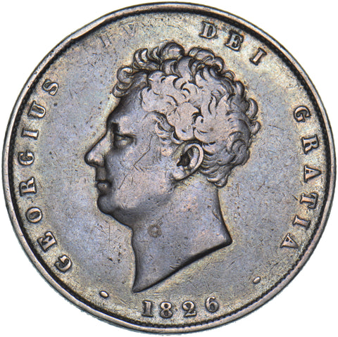 1826 Halfcrown - George IV British Silver Coin - Nice