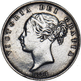 1876 Halfcrown - Victoria British Silver Coin