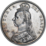 1887 Halfcrown - Victoria British Silver Coin - Nice