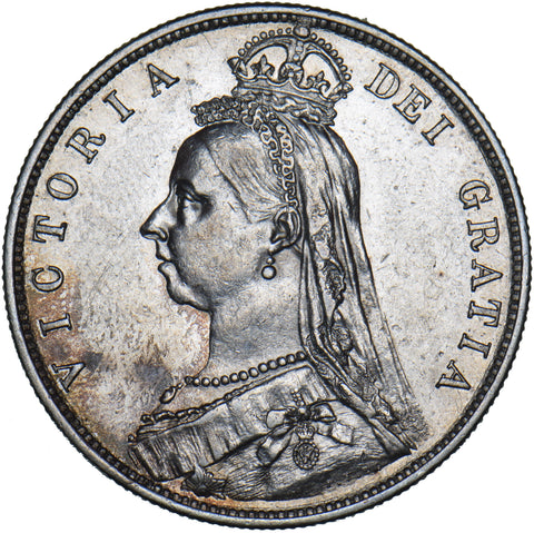 1887 Halfcrown - Victoria British Silver Coin - Nice