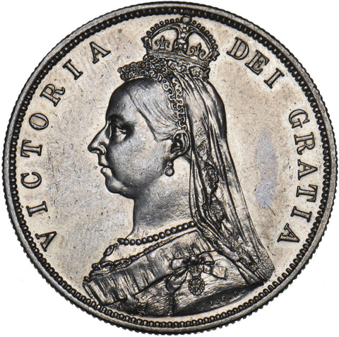 1887 Halfcrown - Victoria British Silver Coin - Nice