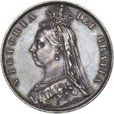 1888 Halfcrown - Victoria British Silver Coin - Nice