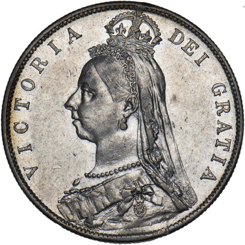 1891 Halfcrown - Victoria British Silver Coin - Nice