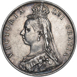 1892 Halfcrown - Victoria British Silver Coin - Nice