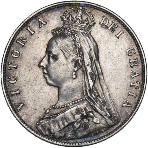 1892 Halfcrown - Victoria British Silver Coin - Nice