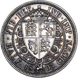 1893 Halfcrown - Victoria British Silver Coin