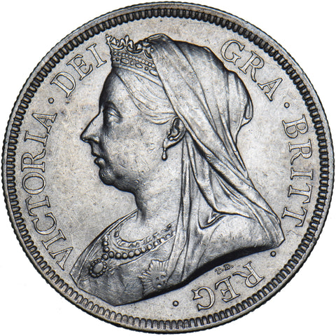 1894 Halfcrown - Victoria British Silver Coin - Very Nice