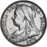 1895 Halfcrown - Victoria British Silver Coin - Nice