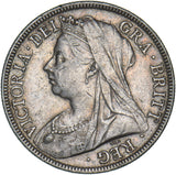 1899 Halfcrown - Victoria British Silver Coin - Nice