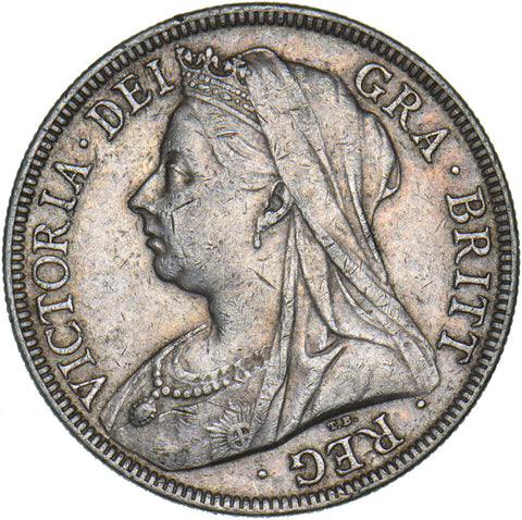 1899 Halfcrown - Victoria British Silver Coin - Nice