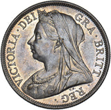 1900 Halfcrown - Victoria British Silver Coin - Very Nice