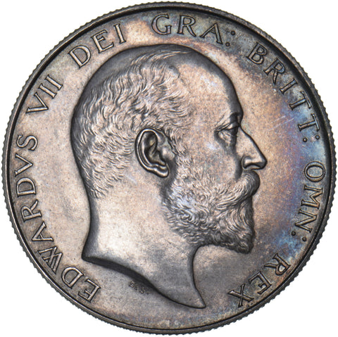 1902 Matt Proof Halfcrown - Edward VII British Silver Coin - Superb