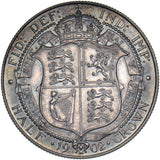 1902 Matt Proof Halfcrown - Edward VII British Silver Coin - Superb