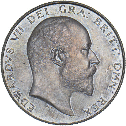 1902 Matt Proof Halfcrown - Edward VII British Silver Coin - Superb