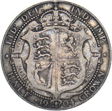 1904 Halfcrown - Edward VII British Silver Coin