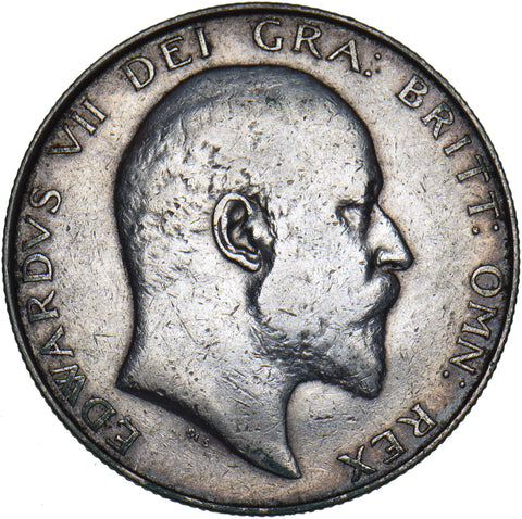 1910 Halfcrown - Edward VII British Silver Coin