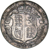 1910 Halfcrown - Edward VII British Silver Coin
