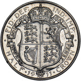 1911 Halfcrown - George V British Silver Coin - Very Nice
