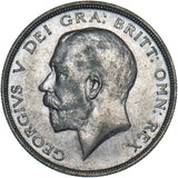 1913 Halfcrown - George V British Silver Coin - Nice