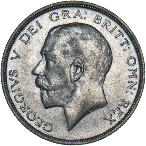 1913 Halfcrown - George V British Silver Coin - Nice